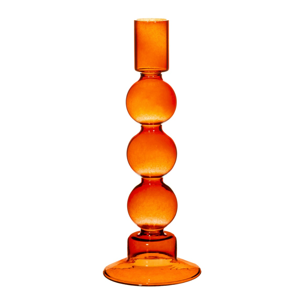 Exquisite glass candle holder