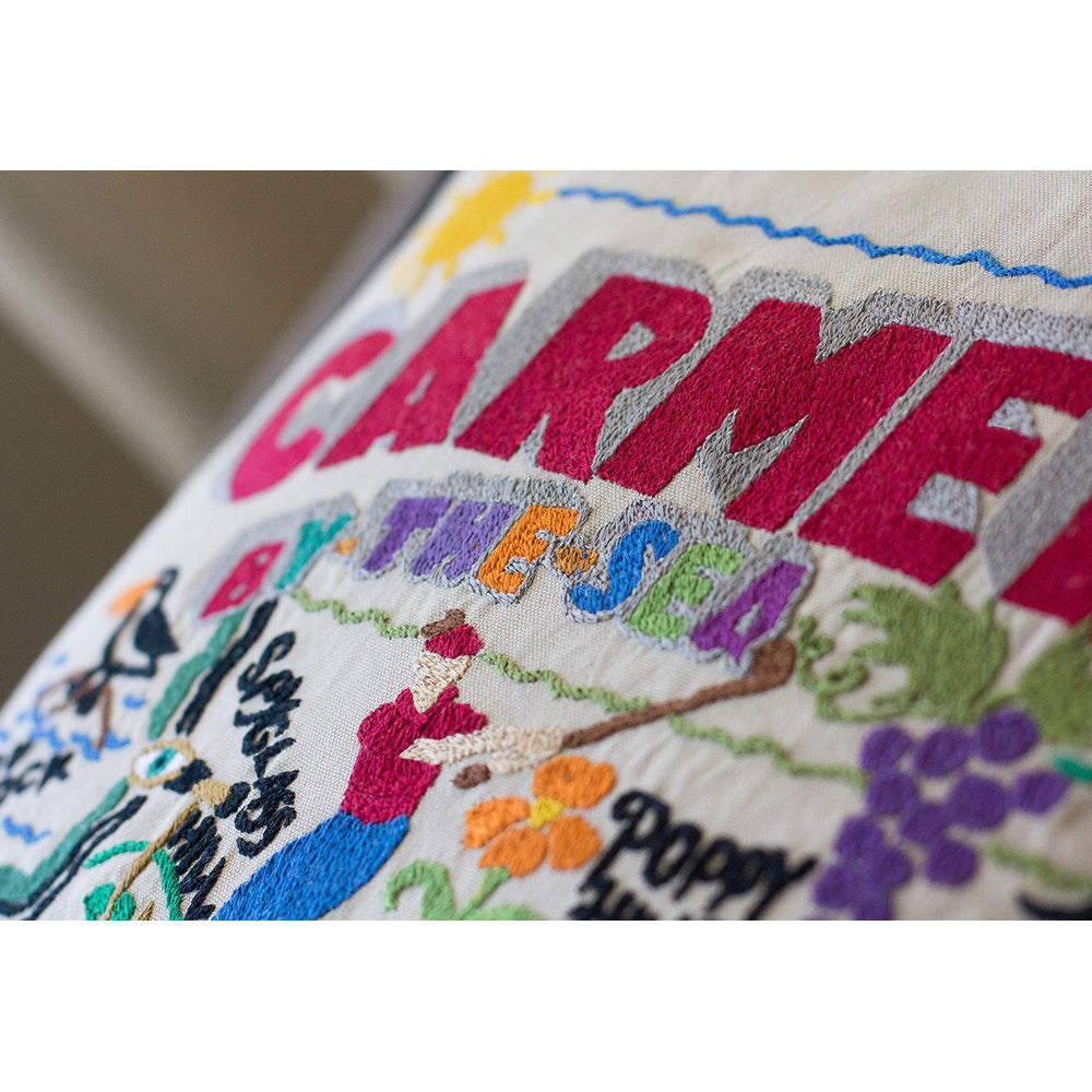 Carmel Hand-Embroidered Pillow Quirks!