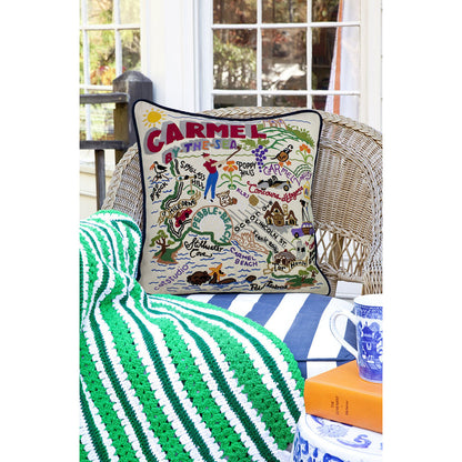 Carmel Hand-Embroidered Pillow Quirks!