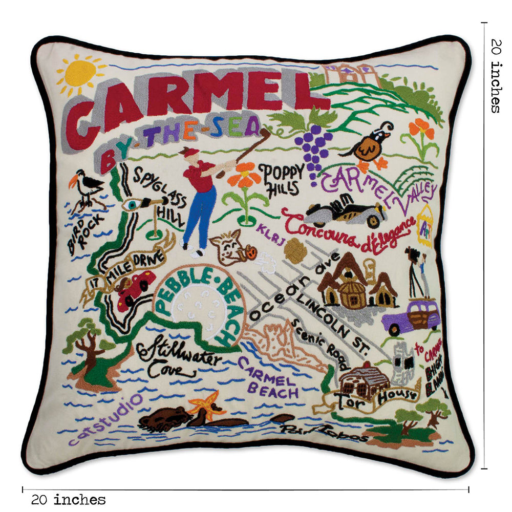Carmel Hand-Embroidered Pillow Quirks!