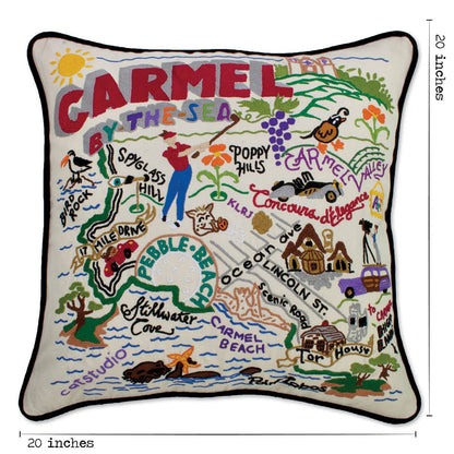 Carmel Hand-Embroidered Pillow Quirks!