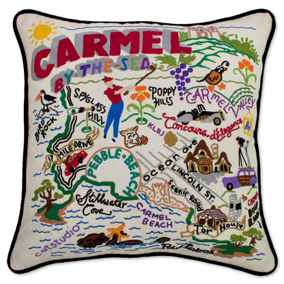 Carmel Hand-Embroidered Pillow Quirks!