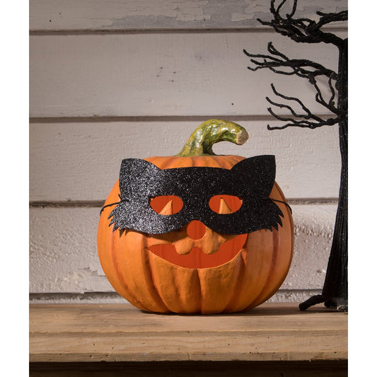 Cat Masquerade Pumpkin by Bethany Lowe Designs Quirks!