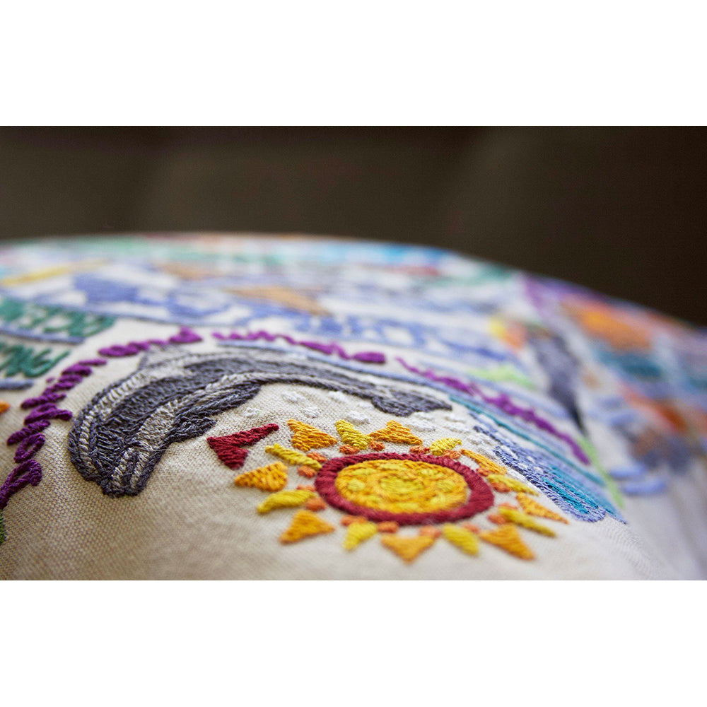 Catalina Hand-Embroidered Pillow Quirks!