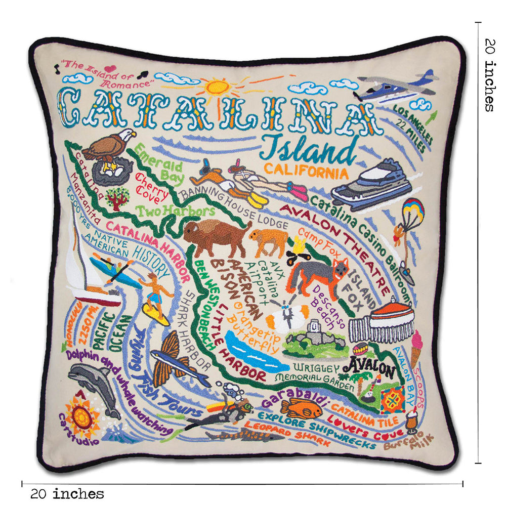 Catalina Hand-Embroidered Pillow Quirks!