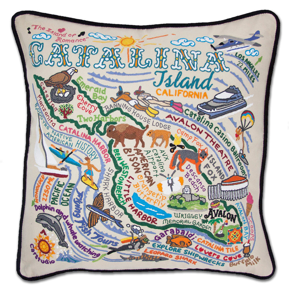 Catalina Hand-Embroidered Pillow Quirks!