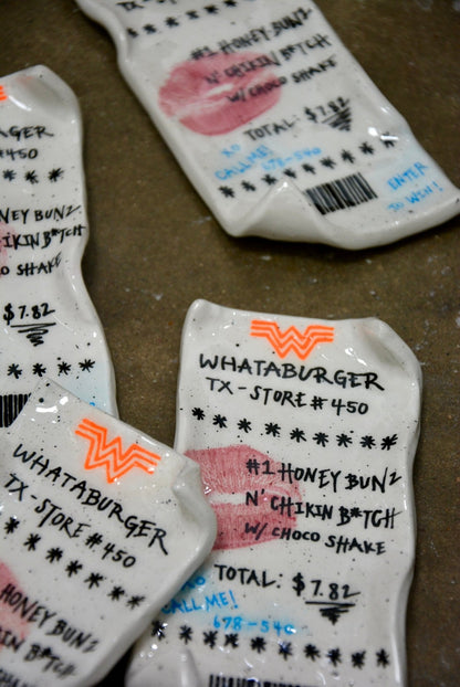 CERAMIC WHATA B “RECEIPT”