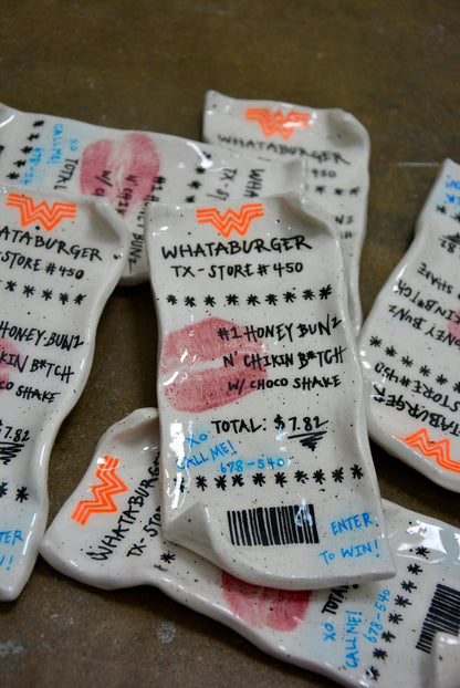 CERAMIC WHATA B “RECEIPT”