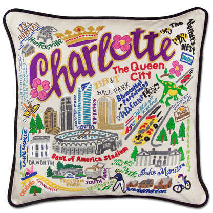 Charlotte Hand-Embroidered Pillow Quirks!