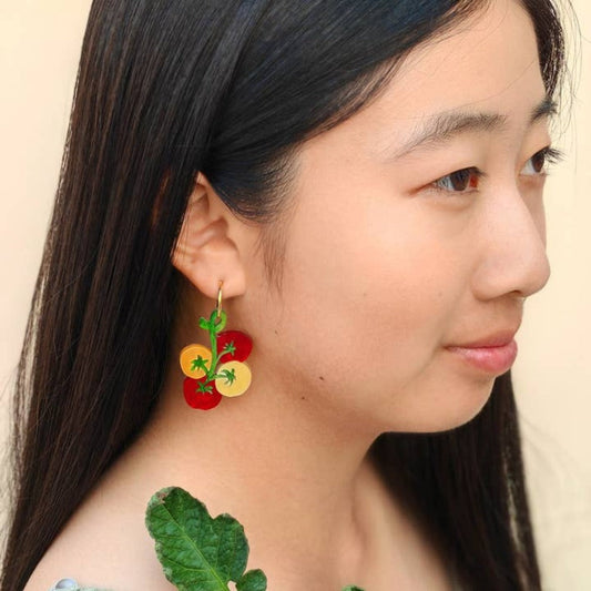 Cherry Tomato Acrylic Dangle