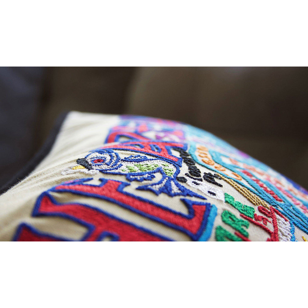 Chesapeake Bay Hand-Embroidered Pillow Quirks!