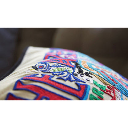 Chesapeake Bay Hand-Embroidered Pillow Quirks!