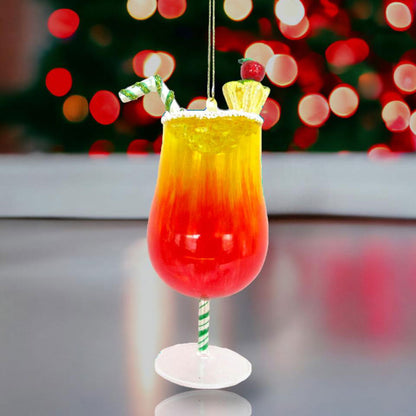 Christmas Mai Tai Ornament by December Diamonds Quirks!