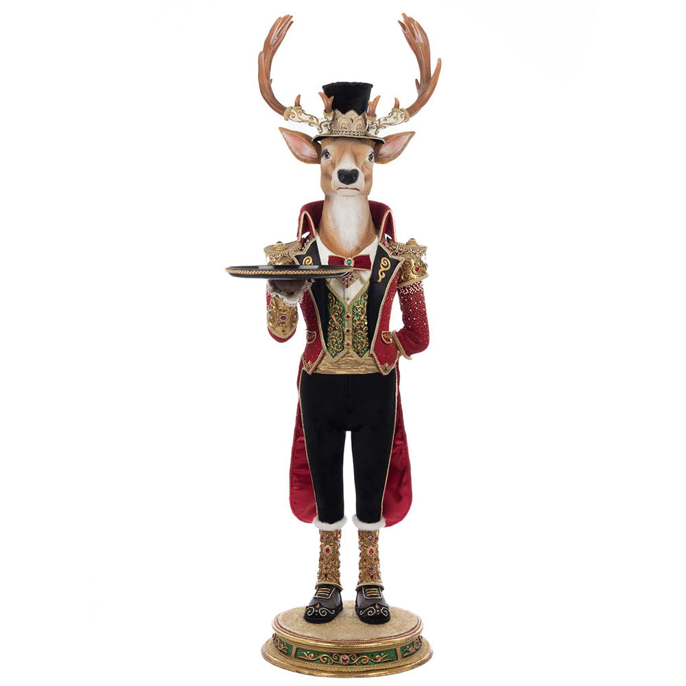 Christmas Ball Reindeer Butler 48-Inch by Katherine's Collection Quirks!