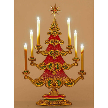 Christmas Ball Tree with Candles by Katherine's Collection
