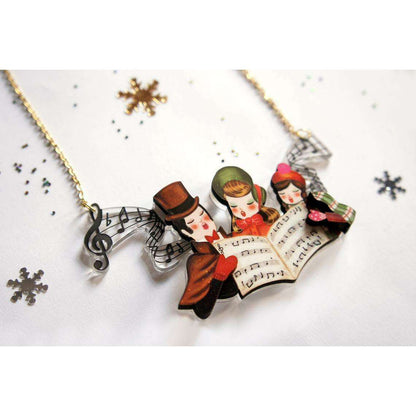 Christmas Carols Necklace by Laliblue