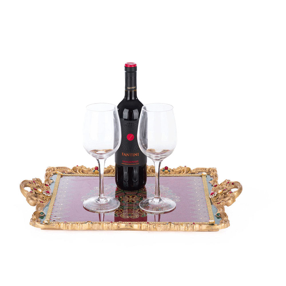 Christmas Castle Serving Tray by Katherine's Collection Quirks!