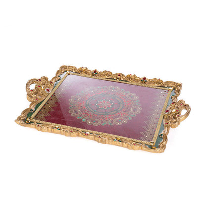 Christmas Castle Serving Tray by Katherine's Collection Quirks!