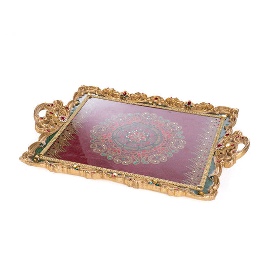 Christmas Castle Serving Tray by Katherine's Collection Quirks!