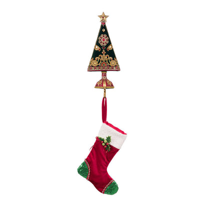 Christmas Castle Stocking Holder by Katherine's Collection Quirks!