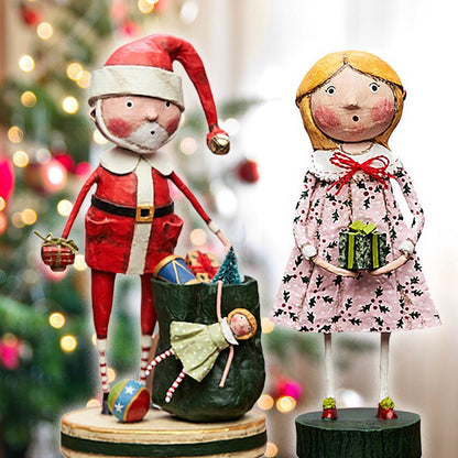 Christmas Evie Figurine by Lori Mitchell -RETIRED Quirks!