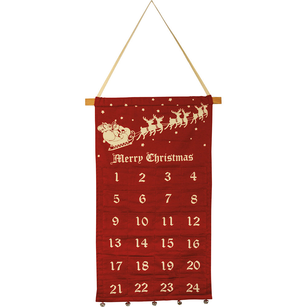 Vintage Inspired Felt Christmas Wall Countdown Quirks!