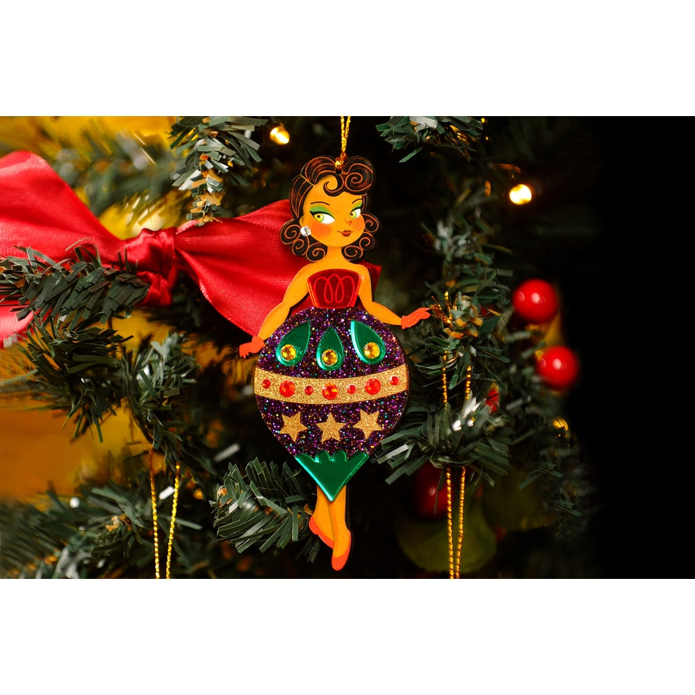 Christmastree Ornament with Stars by Laliblue