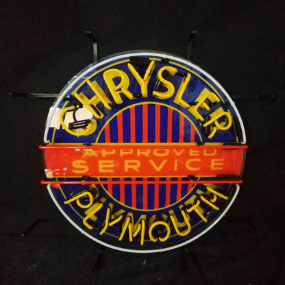 Chrysler Plymouth Auto Car Logo Neon Signs Neon Signs Land