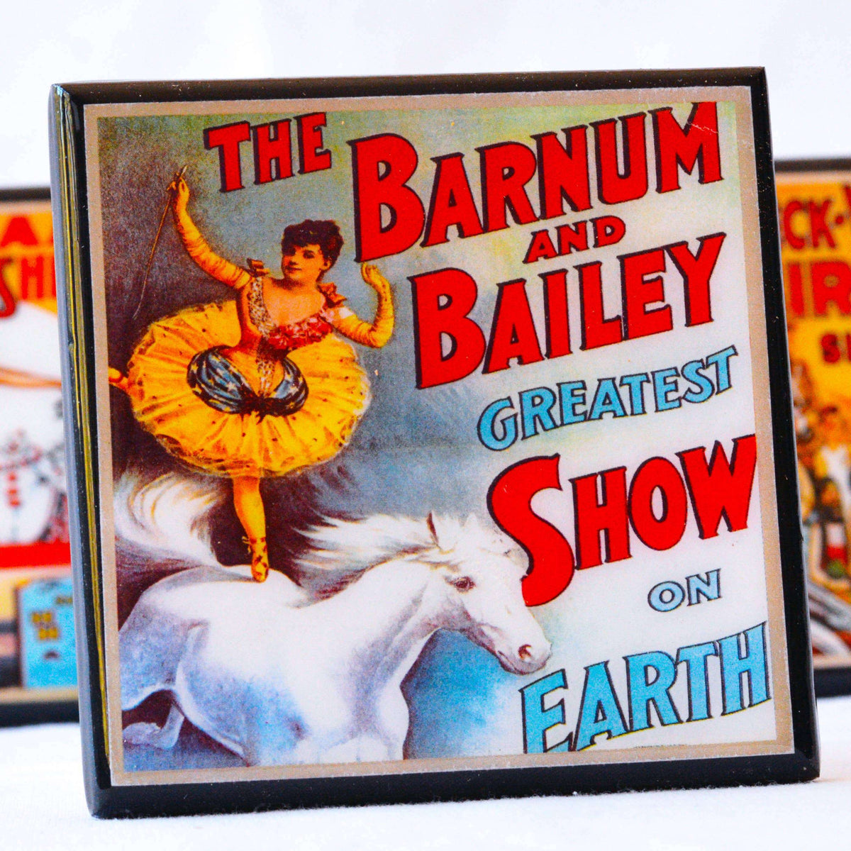 Circus Poster Coaster Set
