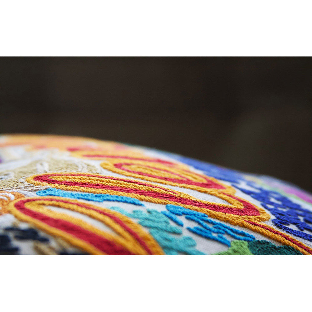 Cleveland Hand-Embroidered Pillow Quirks!