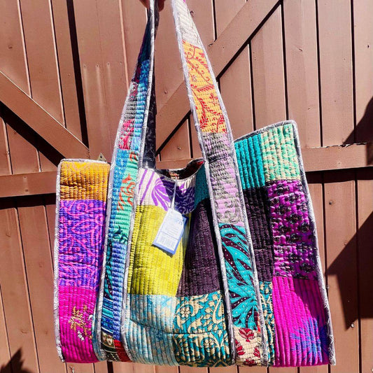 Darn Good Yarn • Quilted Cotton Tote