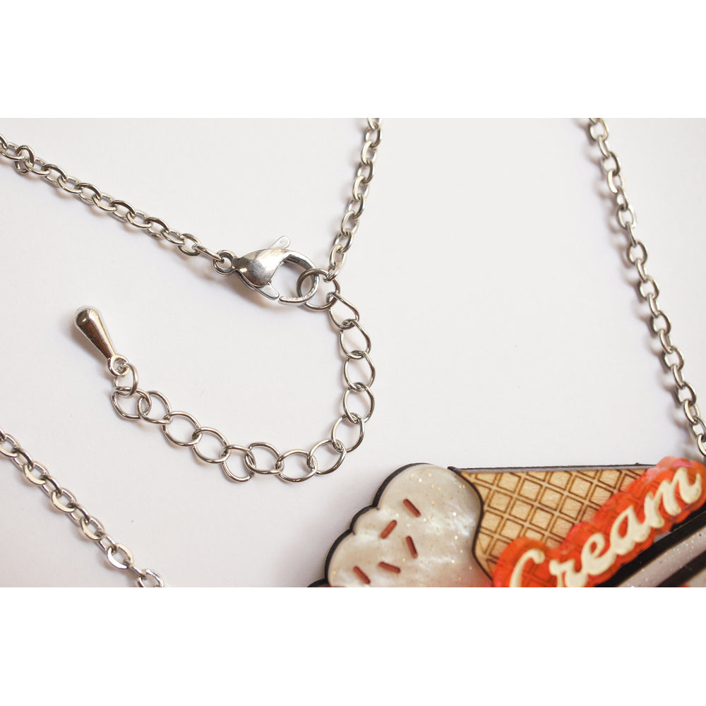 Ice Cream Truck Necklace by Laliblue