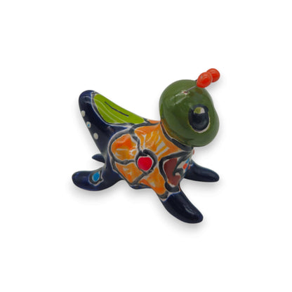 Set of 2 Colorful Talavera Crickets | Mexican Ceramic Art