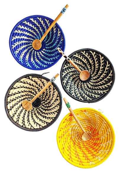 Small Woven Raffia African Baskets {Multiple Colors}