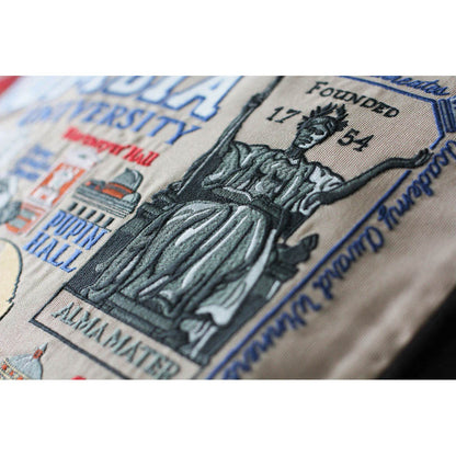 Columbia University Collegiate Embroidered Pillow by CatStudio Quirks!