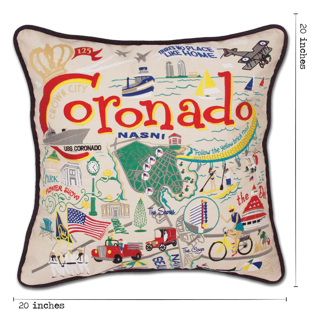 Coronado Embroidered Pillow Quirks!