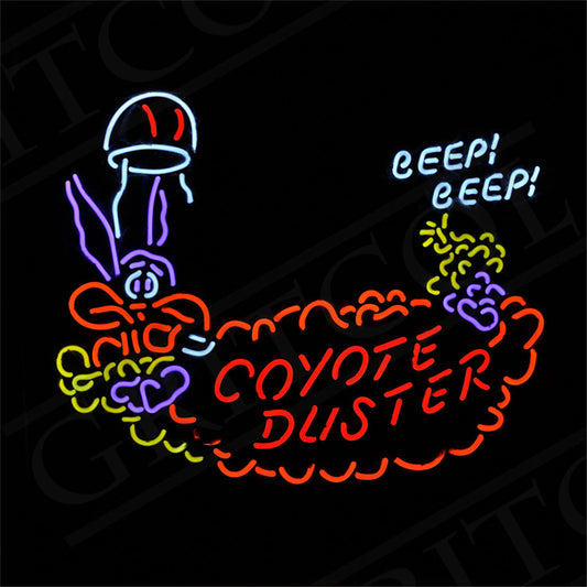 Coyote Duster Beep Beep Neon Signs Neon Signs Land