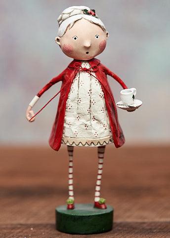 Cozy Claus Couple Set of 2 Christmas Figurines by Lori Mitchell Quirks!