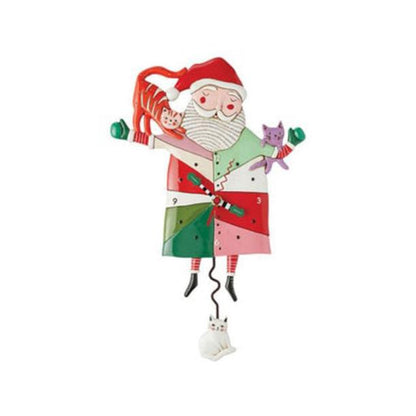 Crazy Cat Santa Clock by Allen Designs Quirks!
