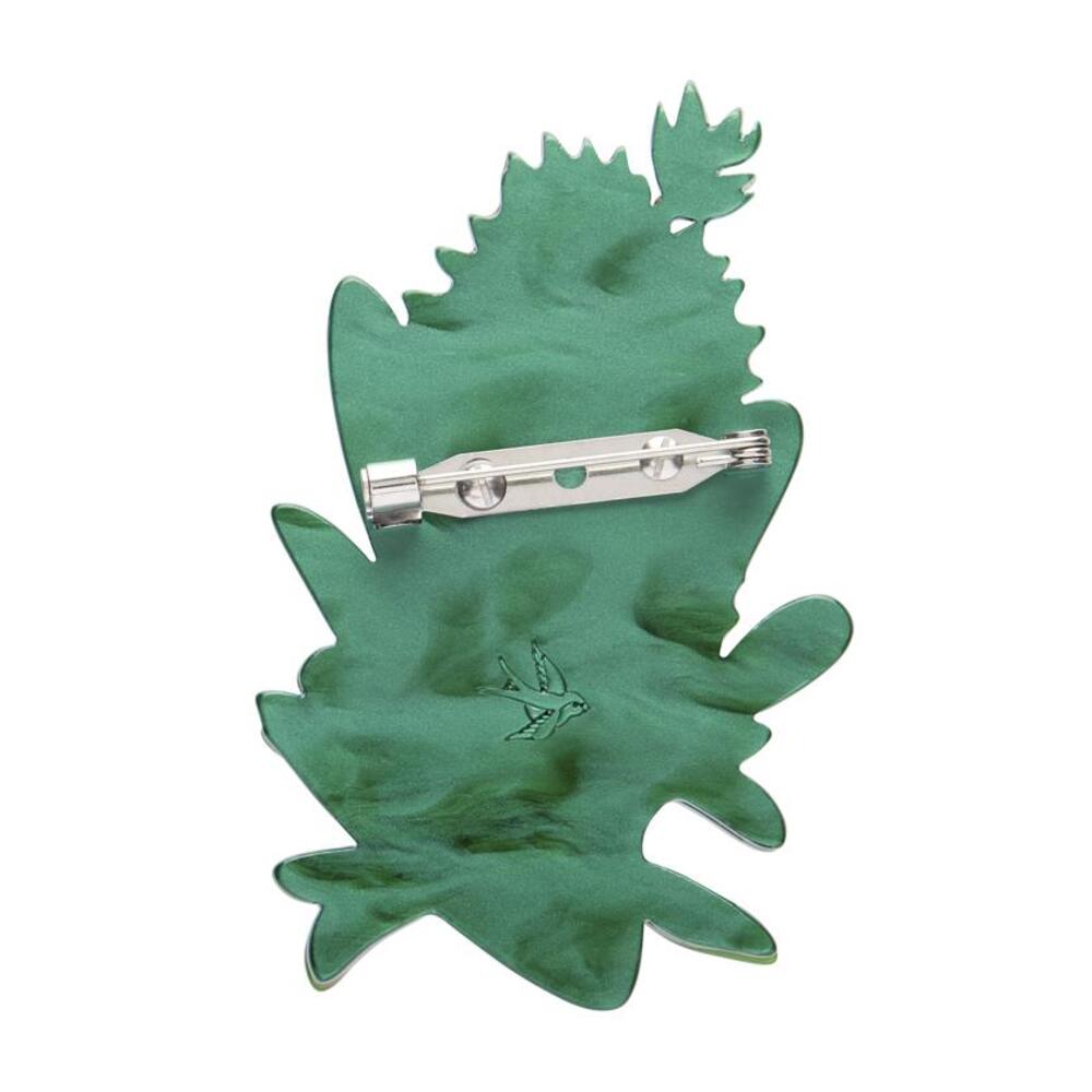 Crimson Bottlebrush Brooch by Erstwilder Quirks!