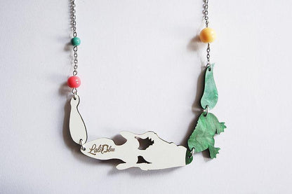 Crocodile Tamer Necklace by Laliblue