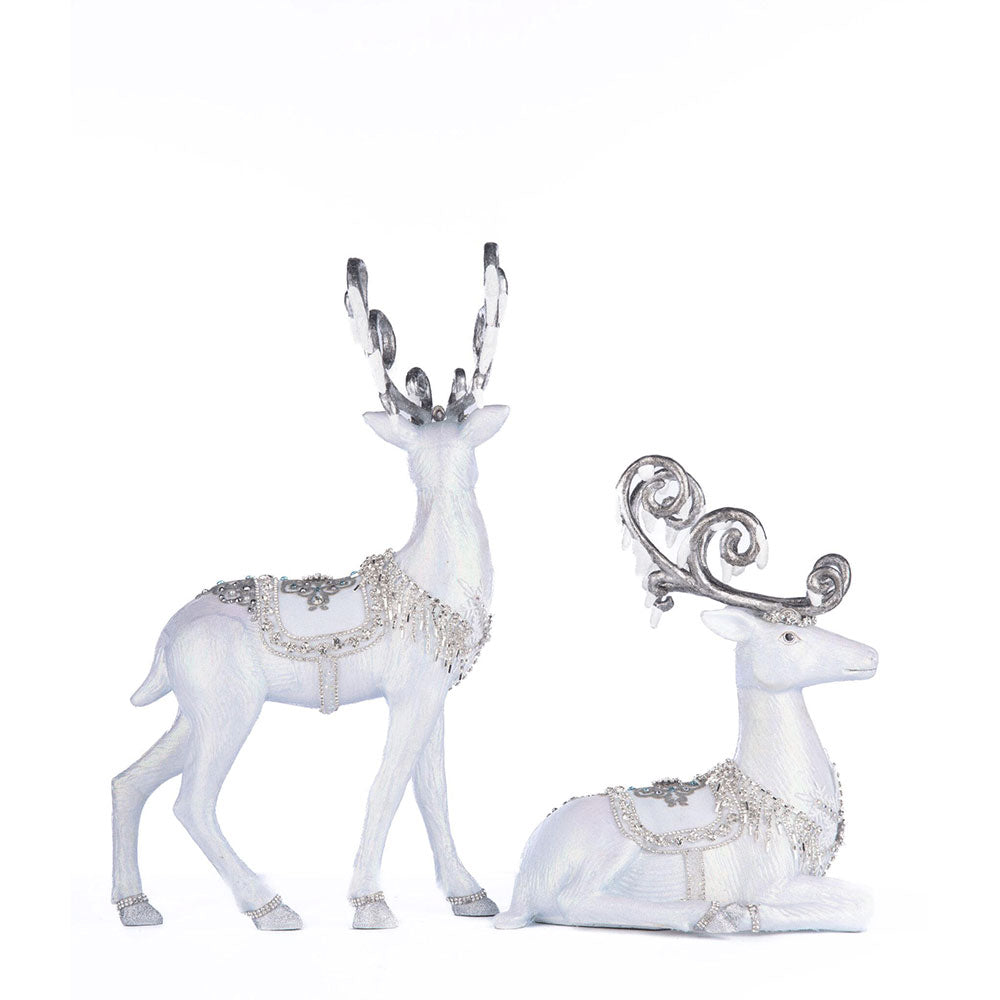 Crystal Christmas Deer Assortment of 2 by Katherine's Collection Quirks!