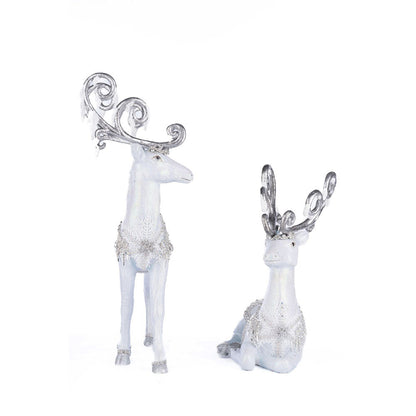 Crystal Christmas Deer Assortment of 2 by Katherine's Collection Quirks!