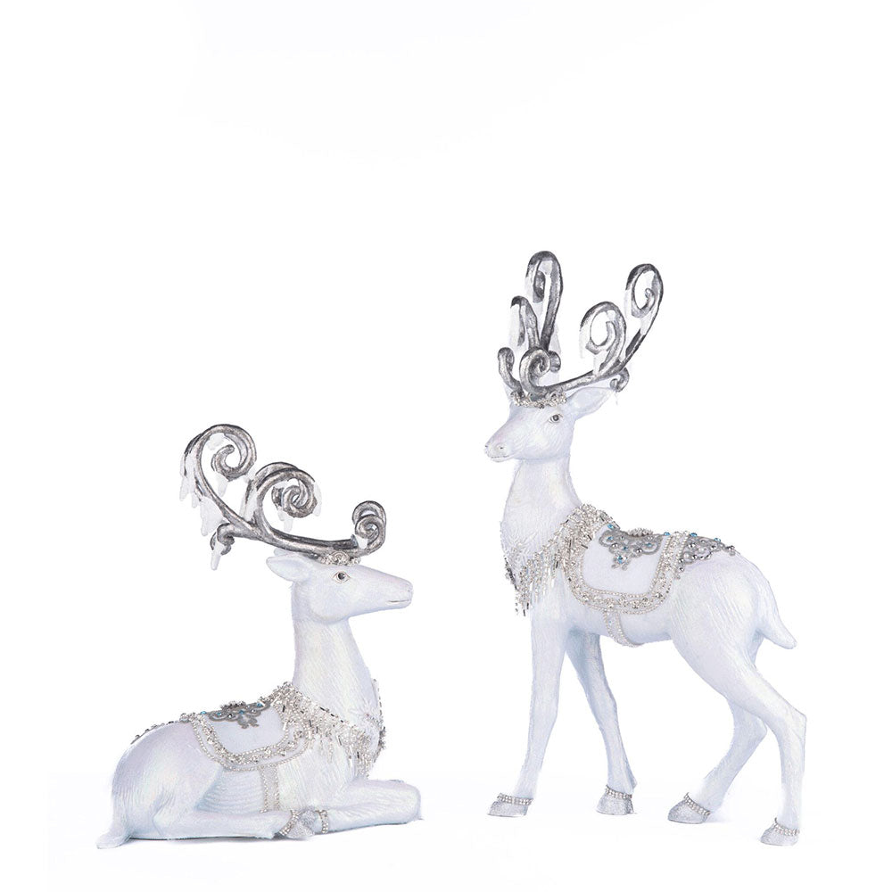 Crystal Christmas Deer Assortment of 2 by Katherine's Collection Quirks!