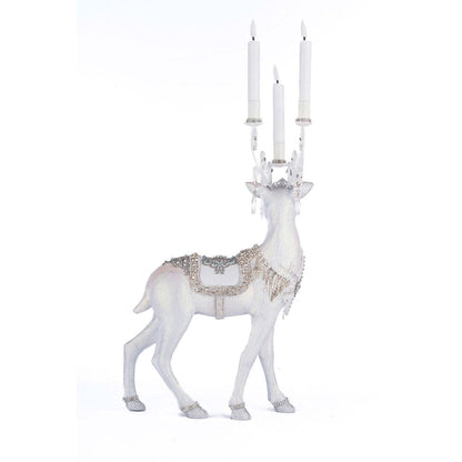 Crystal Christmas Standing Deer Candleholder by Katherine's Collection Quirks!