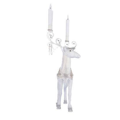 Crystal Christmas Standing Deer Candleholder by Katherine's Collection Quirks!