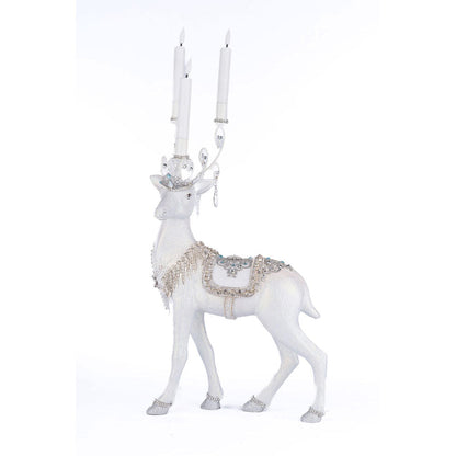 Crystal Christmas Standing Deer Candleholder by Katherine's Collection Quirks!
