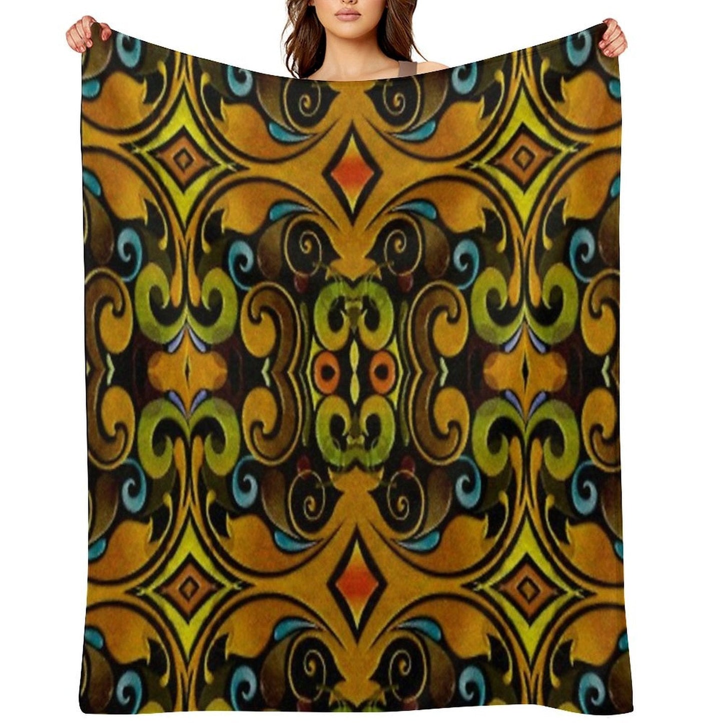 ABSTRACT-14.1 Throw Blanket
