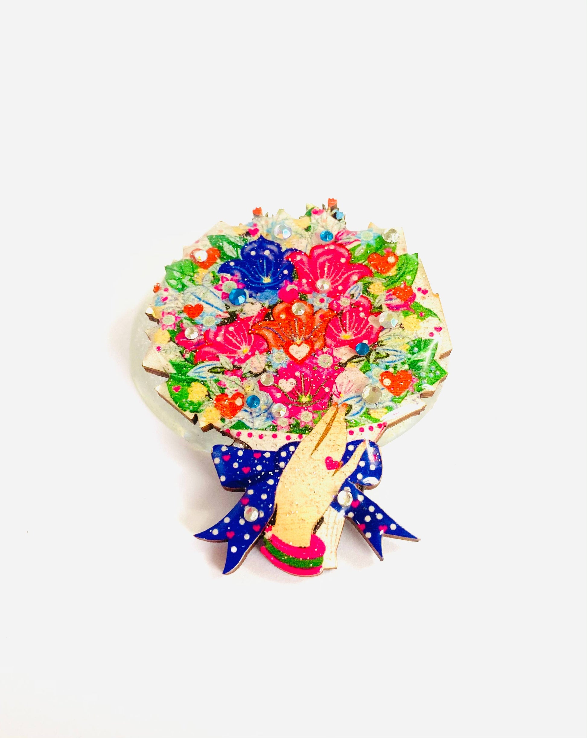 Bouquet of Flowers Brooch by Rosie Rose Parker Quirks!