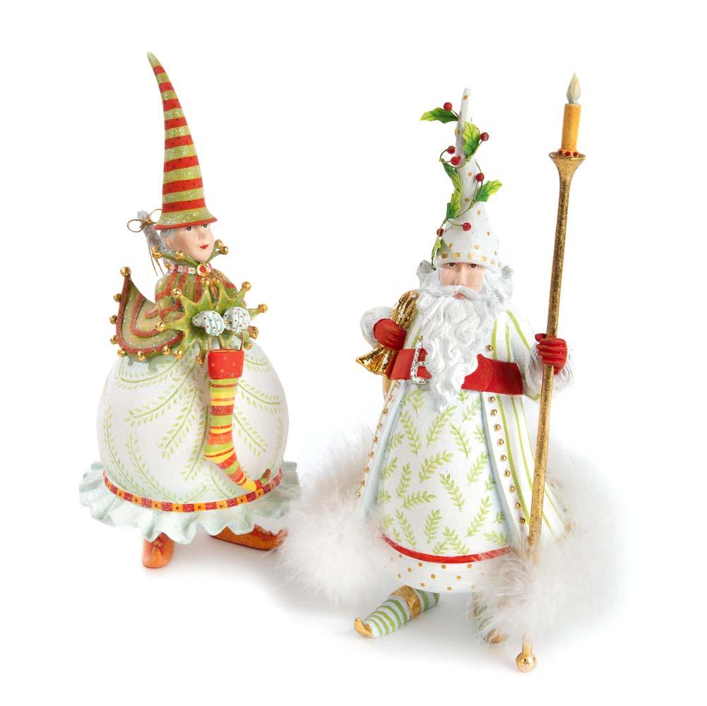 Dash Away Candlelight Santa Figure by Patience Brewster Quirks!